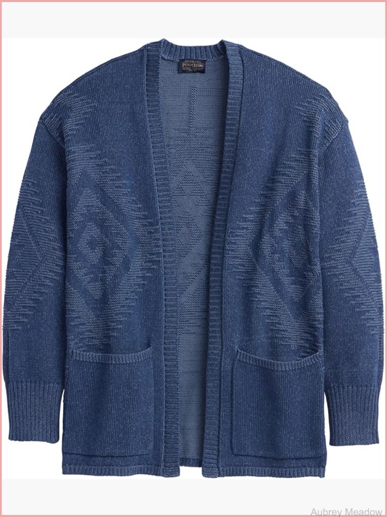 Women's Lightweight Cotton Cardigan Open Front With Pockets